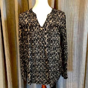 Lucky Brand Batik Print Top
